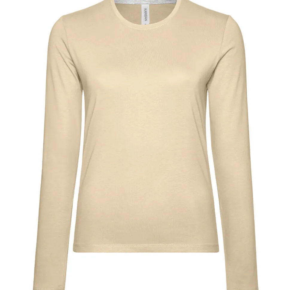 Frauen Rundhals Langarmshirt