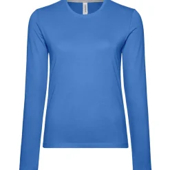 Frauen Rundhals Langarmshirt