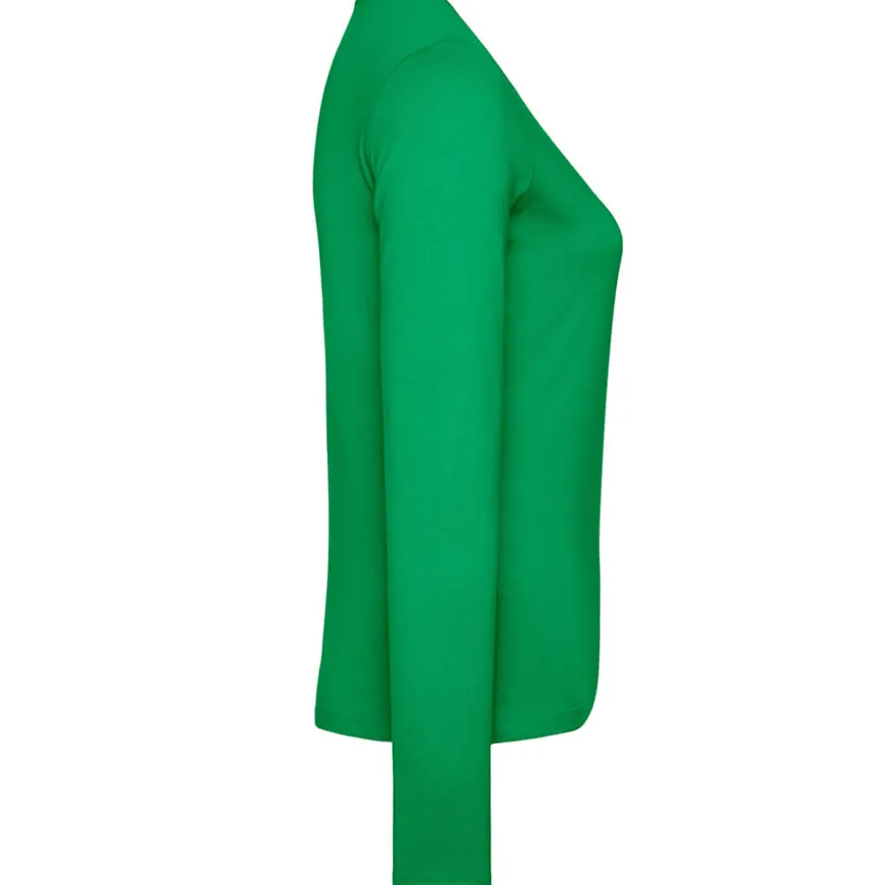 Frauen Rundhals Langarmshirt