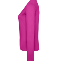 Frauen Rundhals Langarmshirt