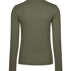 Frauen Rundhals Langarmshirt