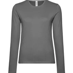 Frauen Rundhals Langarmshirt