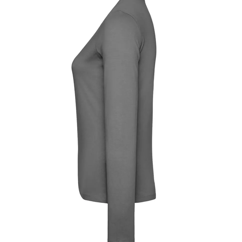Frauen Rundhals Langarmshirt