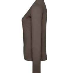 Frauen Rundhals Langarmshirt