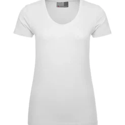 Frauen Slim Fit T-Shirt mit V-Ausschnitt