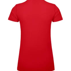 Frauen Slim Fit T-Shirt mit V-Ausschnitt