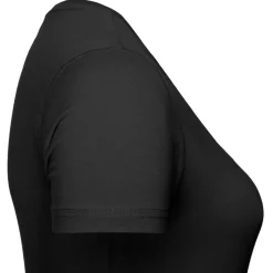 Frauen Slim Fit T-Shirt mit V-Ausschnitt