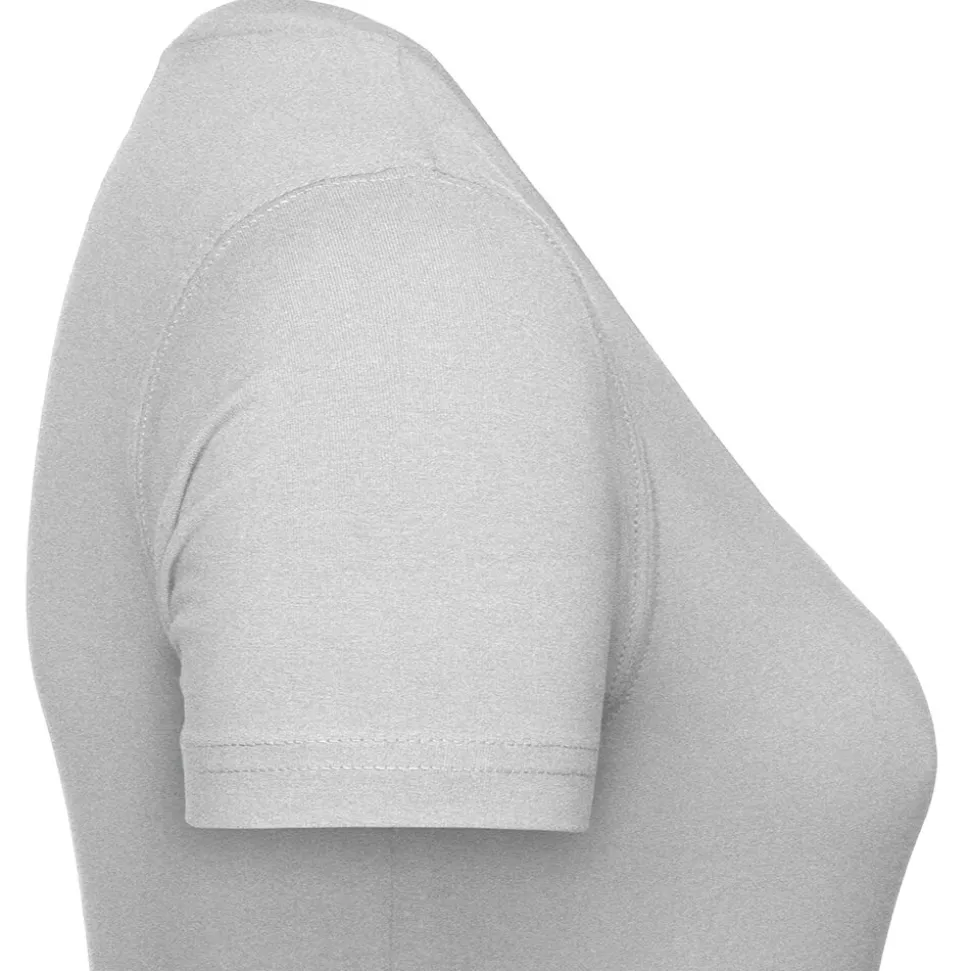 Frauen Slim Fit T-Shirt mit V-Ausschnitt