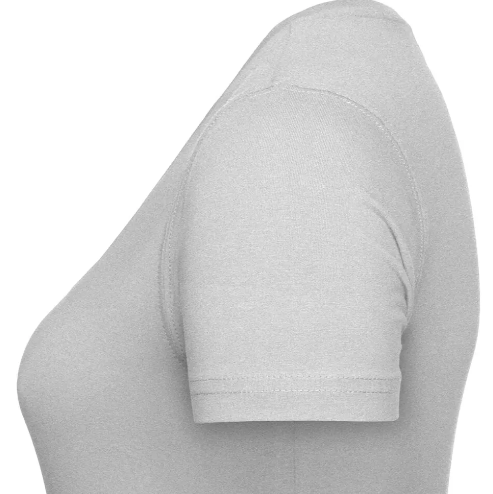 Frauen Slim Fit T-Shirt mit V-Ausschnitt