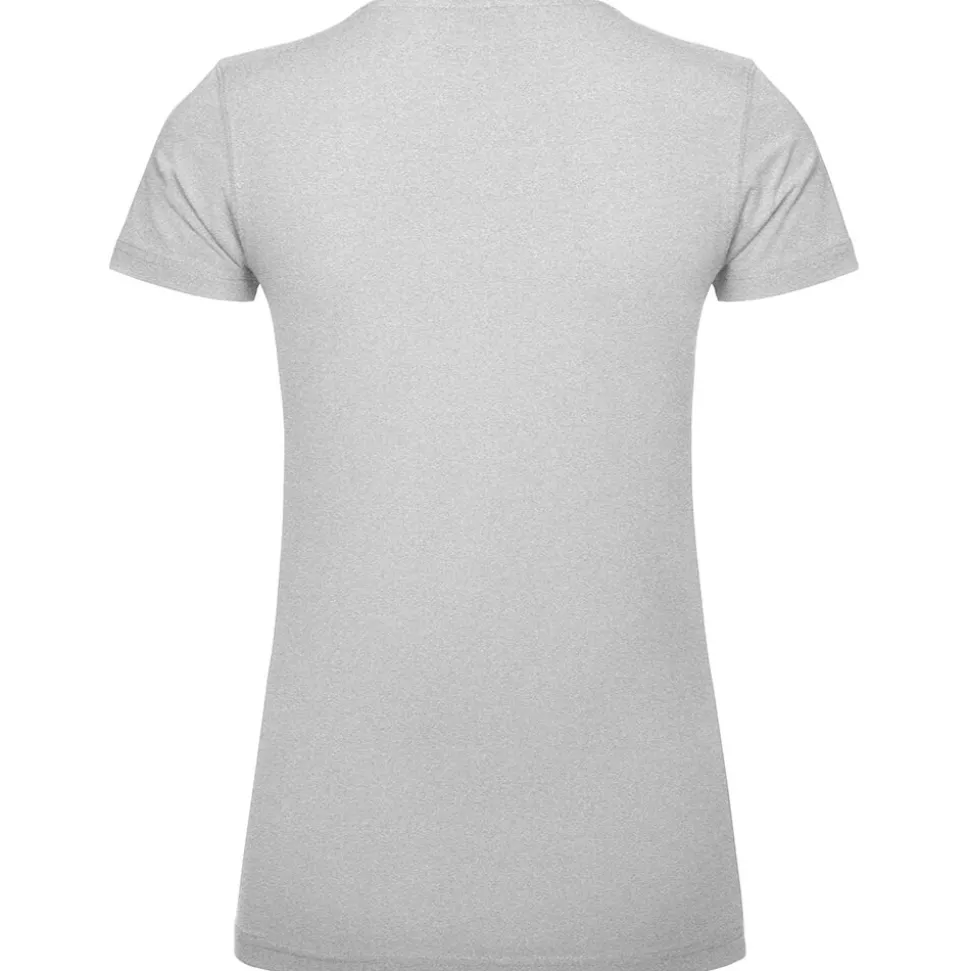 Frauen Slim Fit T-Shirt mit V-Ausschnitt