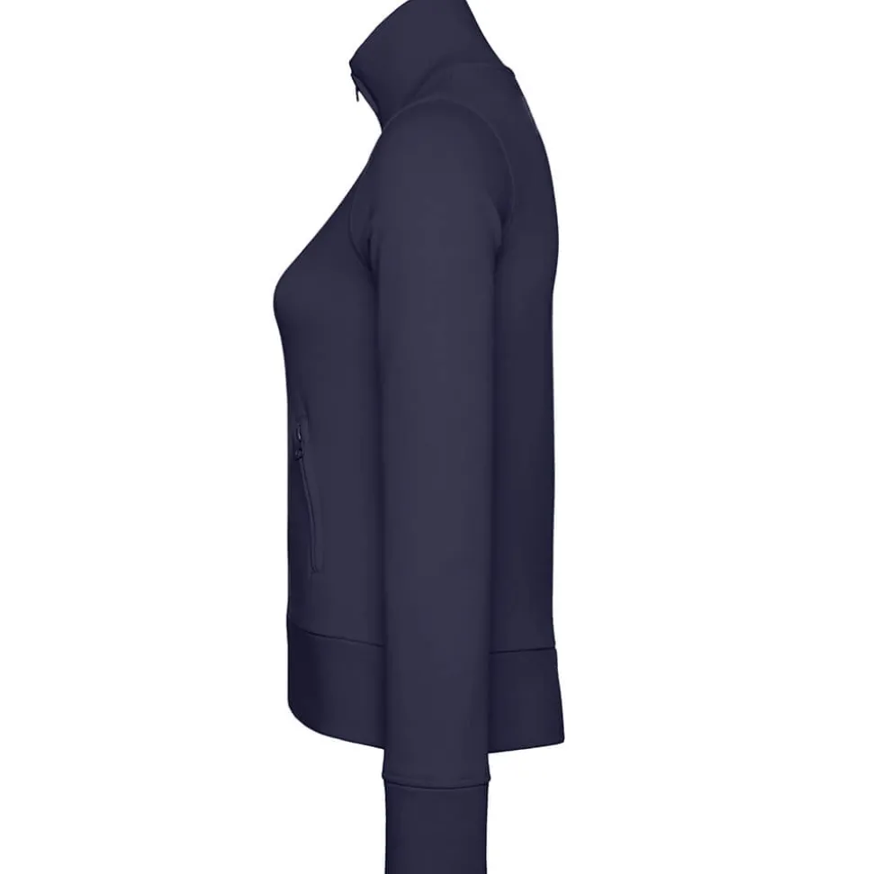 Frauen Sweatjacke Stand-Up Collar