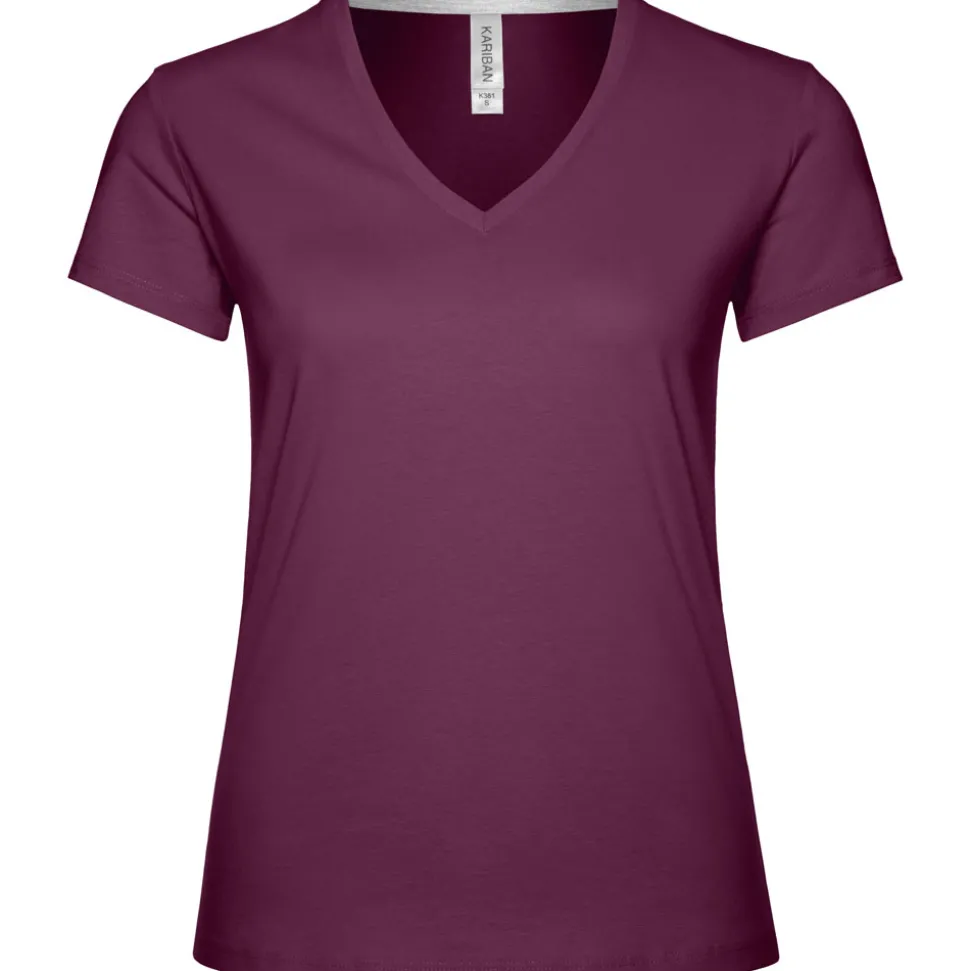 Frauen T-Shirt mit V-Ausschnitt