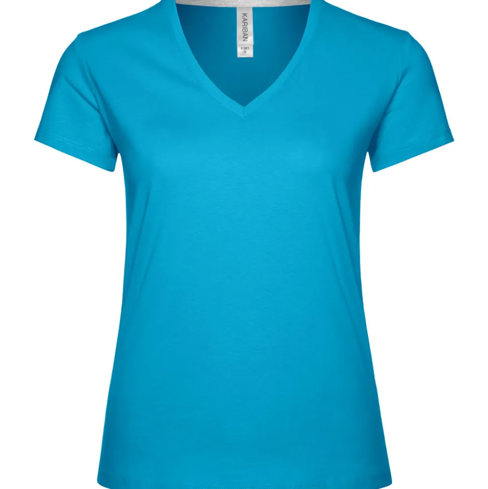 Frauen T-Shirt mit V-Ausschnitt