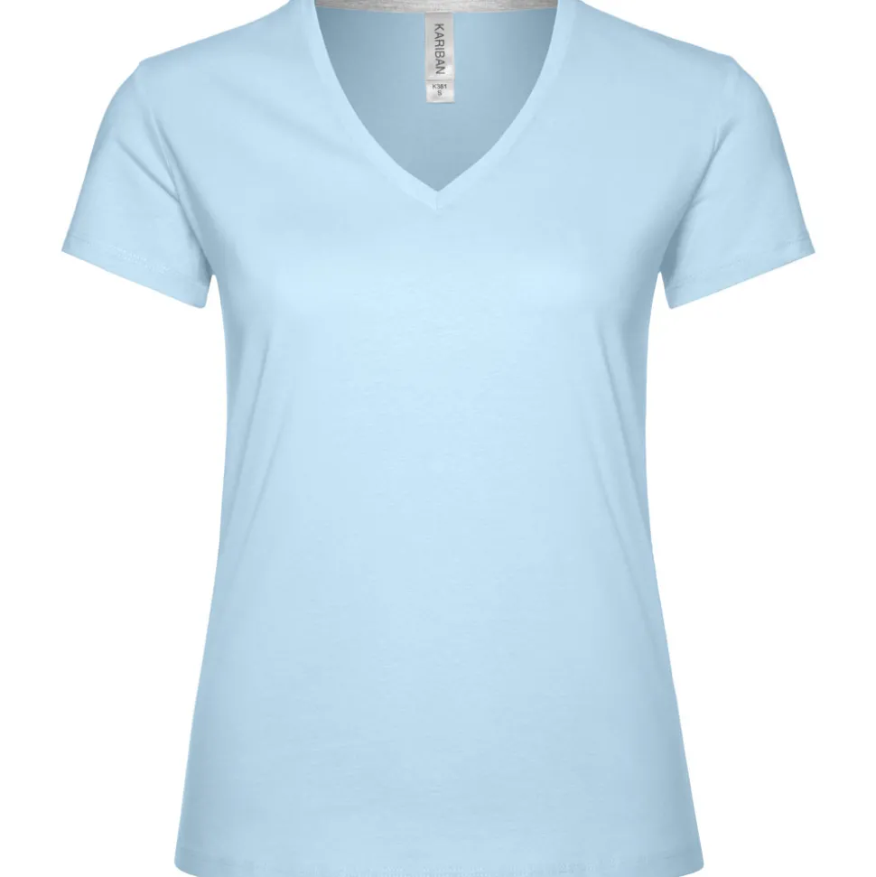 Frauen T-Shirt mit V-Ausschnitt