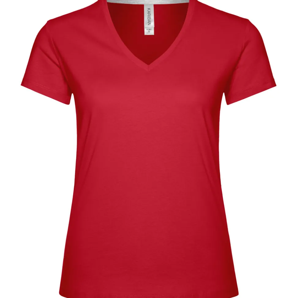 Frauen T-Shirt mit V-Ausschnitt