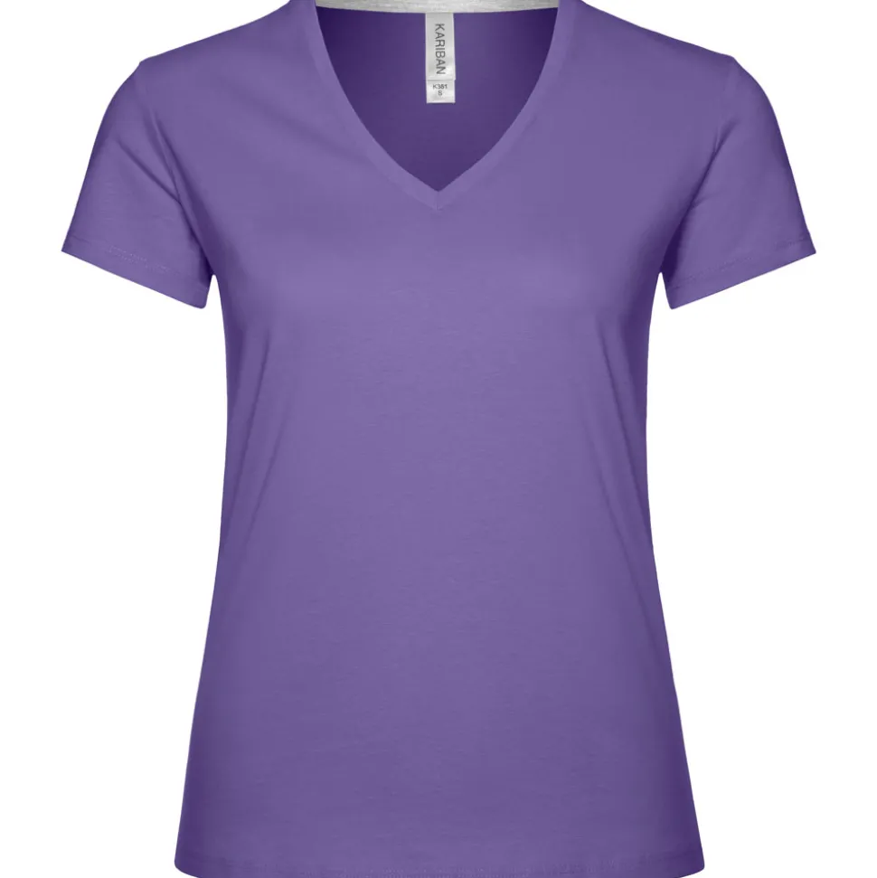 Frauen T-Shirt mit V-Ausschnitt