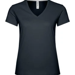 Frauen T-Shirt mit V-Ausschnitt