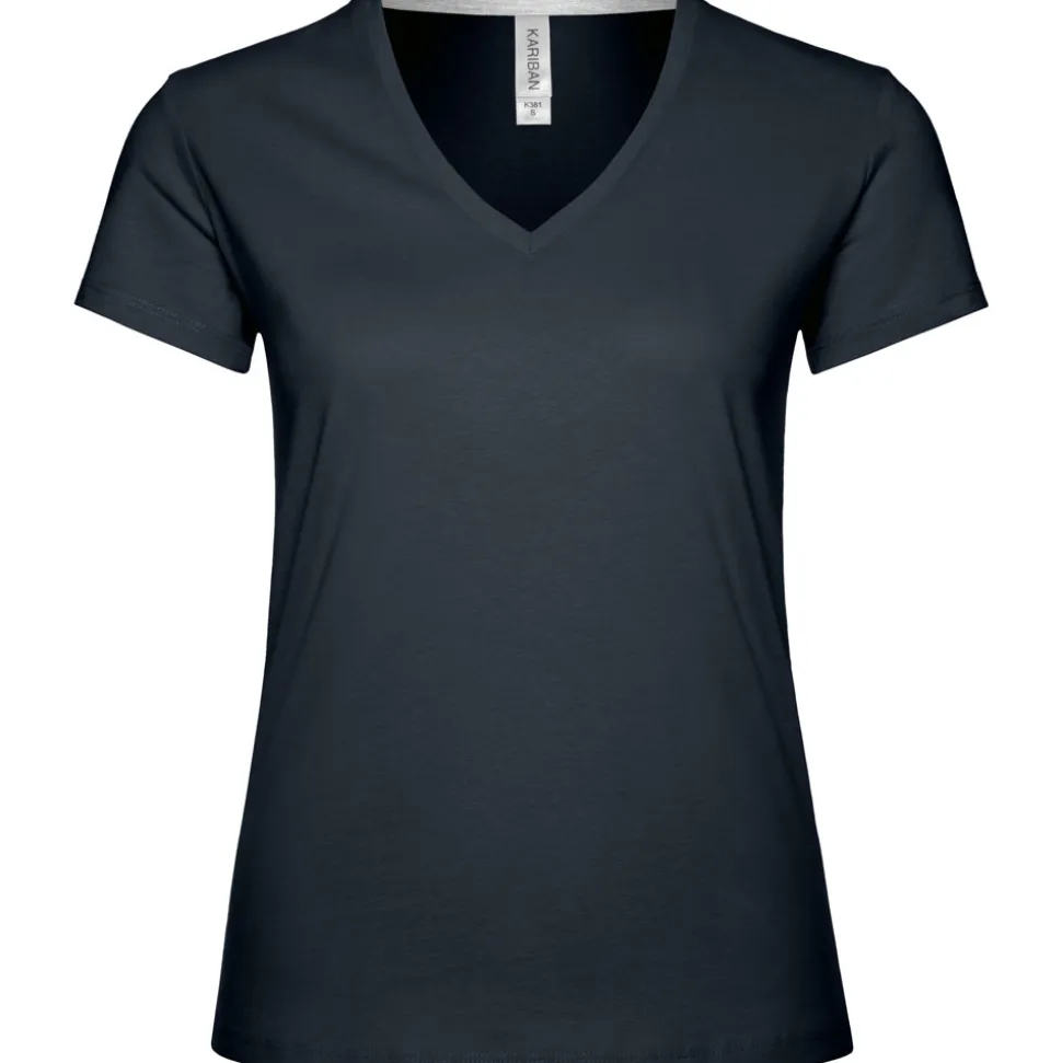Frauen T-Shirt mit V-Ausschnitt