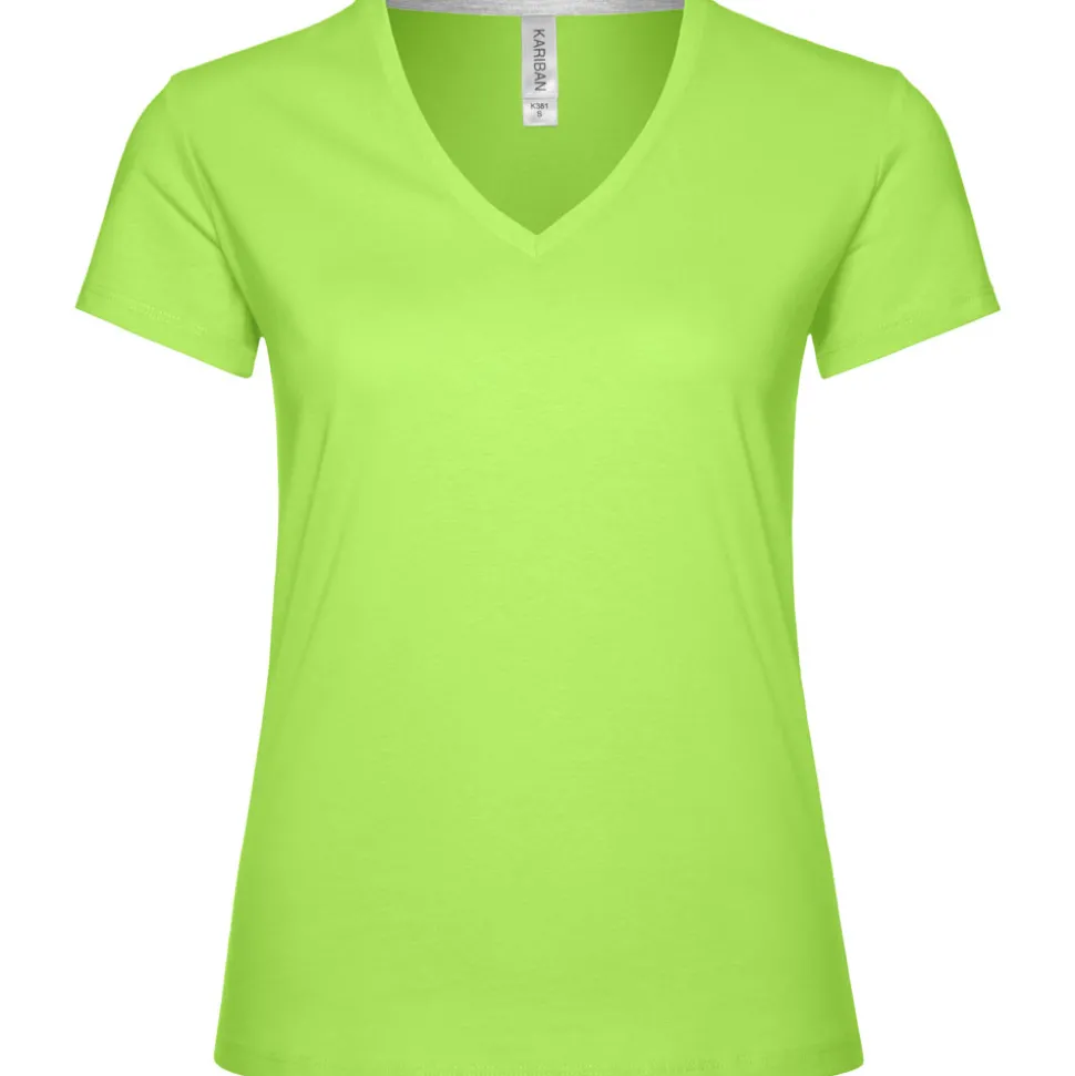 Frauen T-Shirt mit V-Ausschnitt