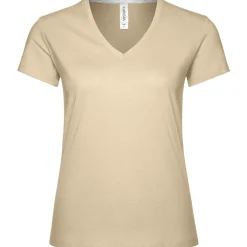 Frauen T-Shirt mit V-Ausschnitt