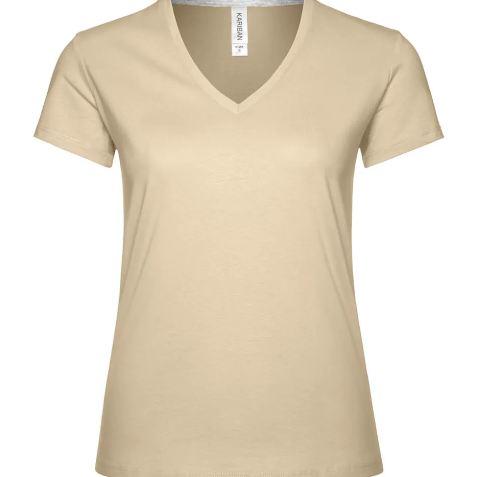 Frauen T-Shirt mit V-Ausschnitt