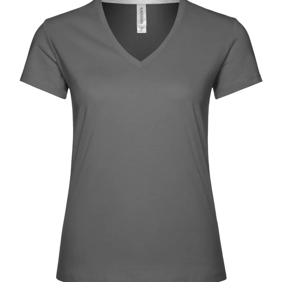 Frauen T-Shirt mit V-Ausschnitt