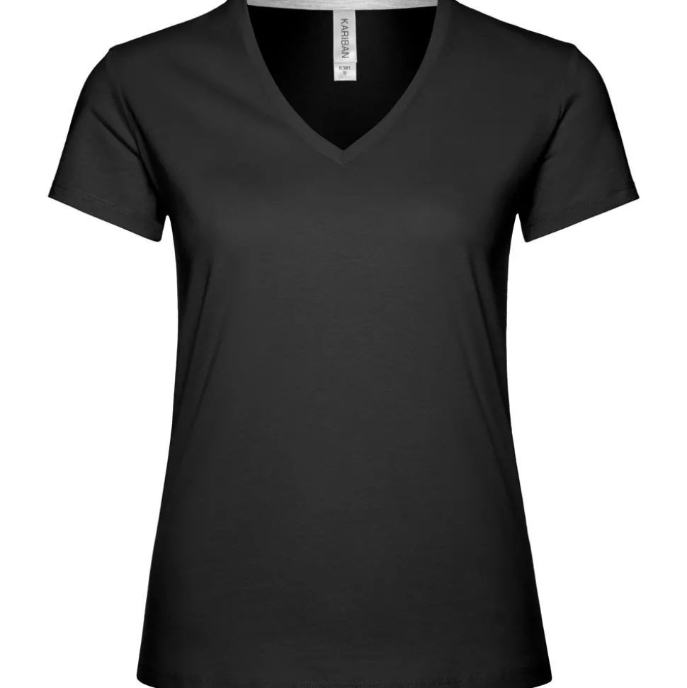 Frauen T-Shirt mit V-Ausschnitt