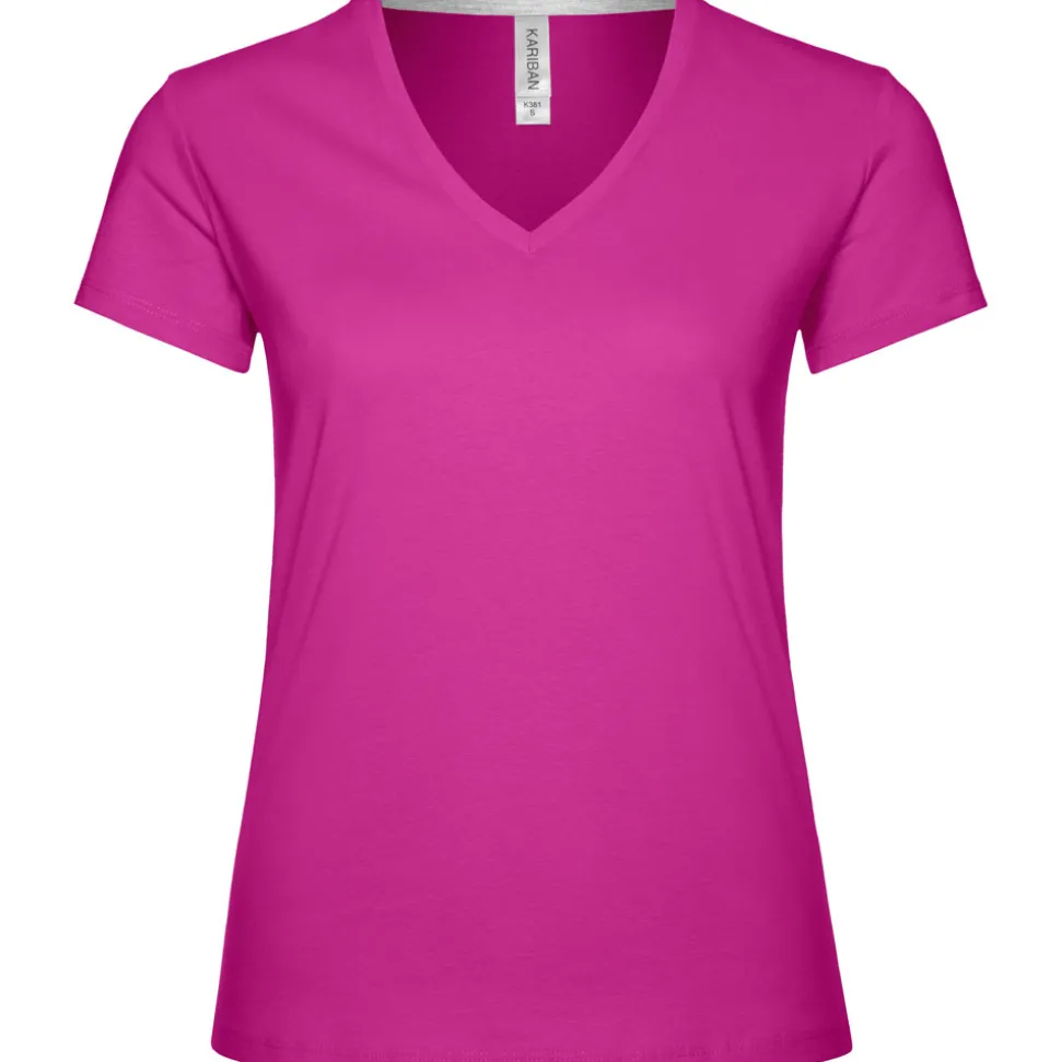Frauen T-Shirt mit V-Ausschnitt