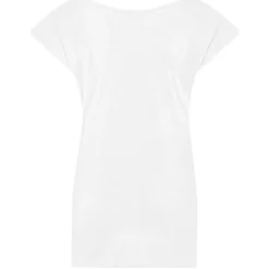 Frauen T-Shirt mit weitem Rundhalsausschnitt