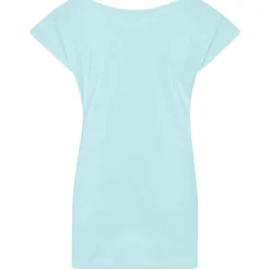 Frauen T-Shirt mit weitem Rundhalsausschnitt