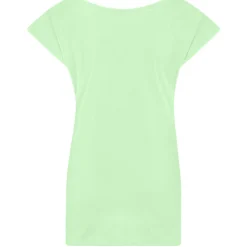 Frauen T-Shirt mit weitem Rundhalsausschnitt