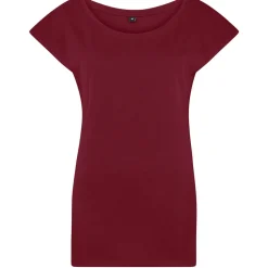 Frauen T-Shirt mit weitem Rundhalsausschnitt