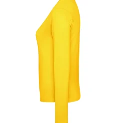 Frauen V-Ausschnitt Langarmshirt