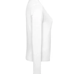 Frauen V-Ausschnitt Langarmshirt