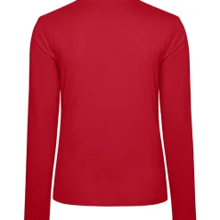 Frauen V-Ausschnitt Langarmshirt