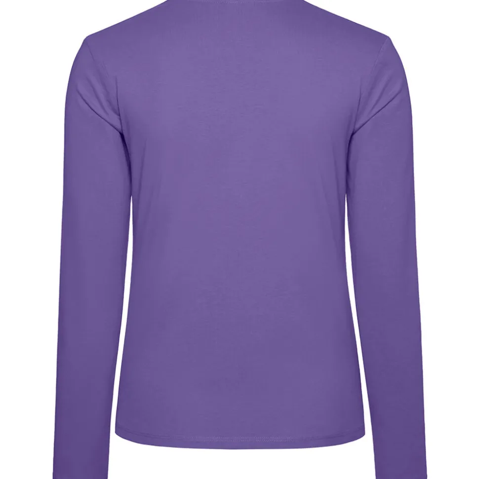 Frauen V-Ausschnitt Langarmshirt