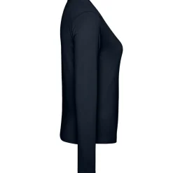 Frauen V-Ausschnitt Langarmshirt