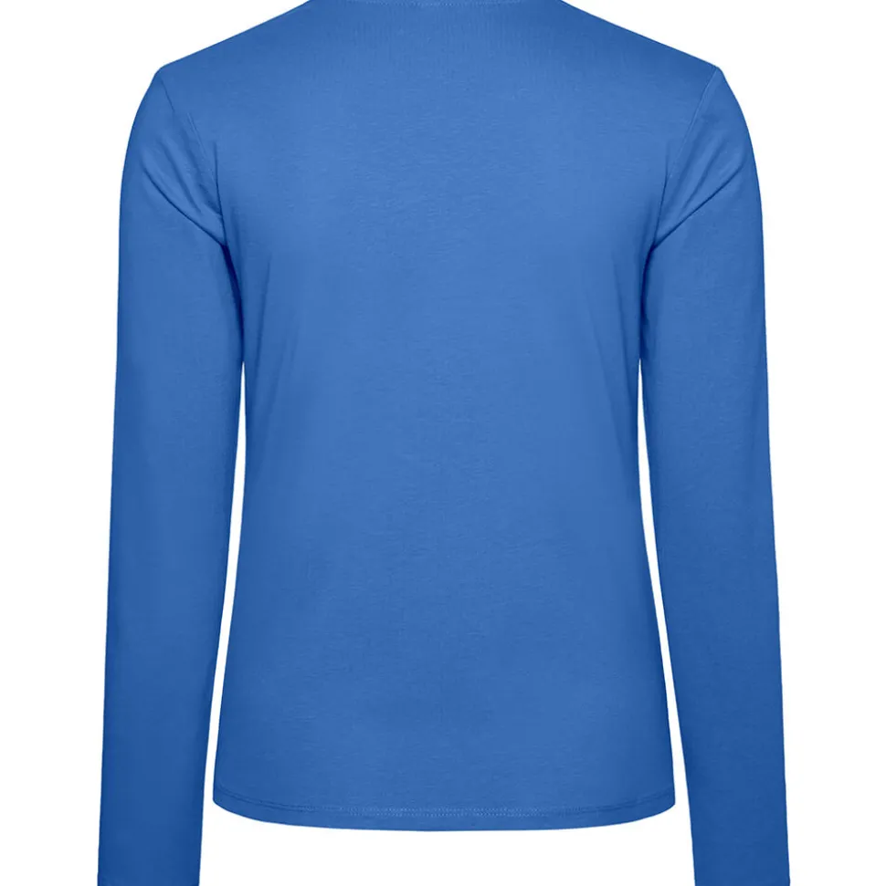 Frauen V-Ausschnitt Langarmshirt