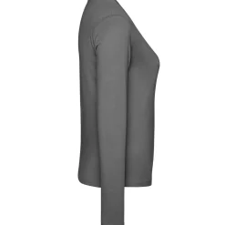 Frauen V-Ausschnitt Langarmshirt
