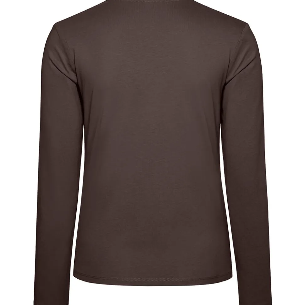 Frauen V-Ausschnitt Langarmshirt