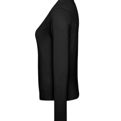 Frauen V-Ausschnitt Langarmshirt