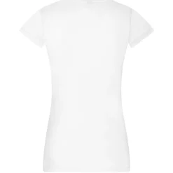 Frauen V-Ausschnitt T-Shirt Moon
