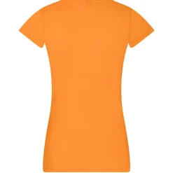 Frauen V-Ausschnitt T-Shirt Moon