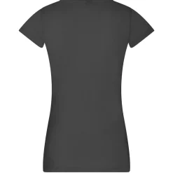 Frauen V-Ausschnitt T-Shirt Moon