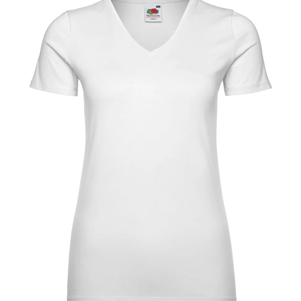 Frauen V-Ausschnitt T-Shirt Valueweight