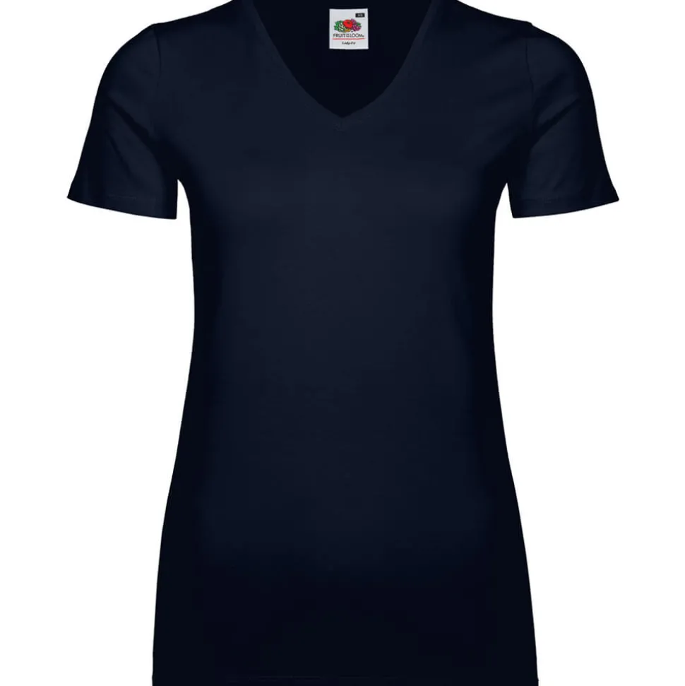 Frauen V-Ausschnitt T-Shirt Valueweight