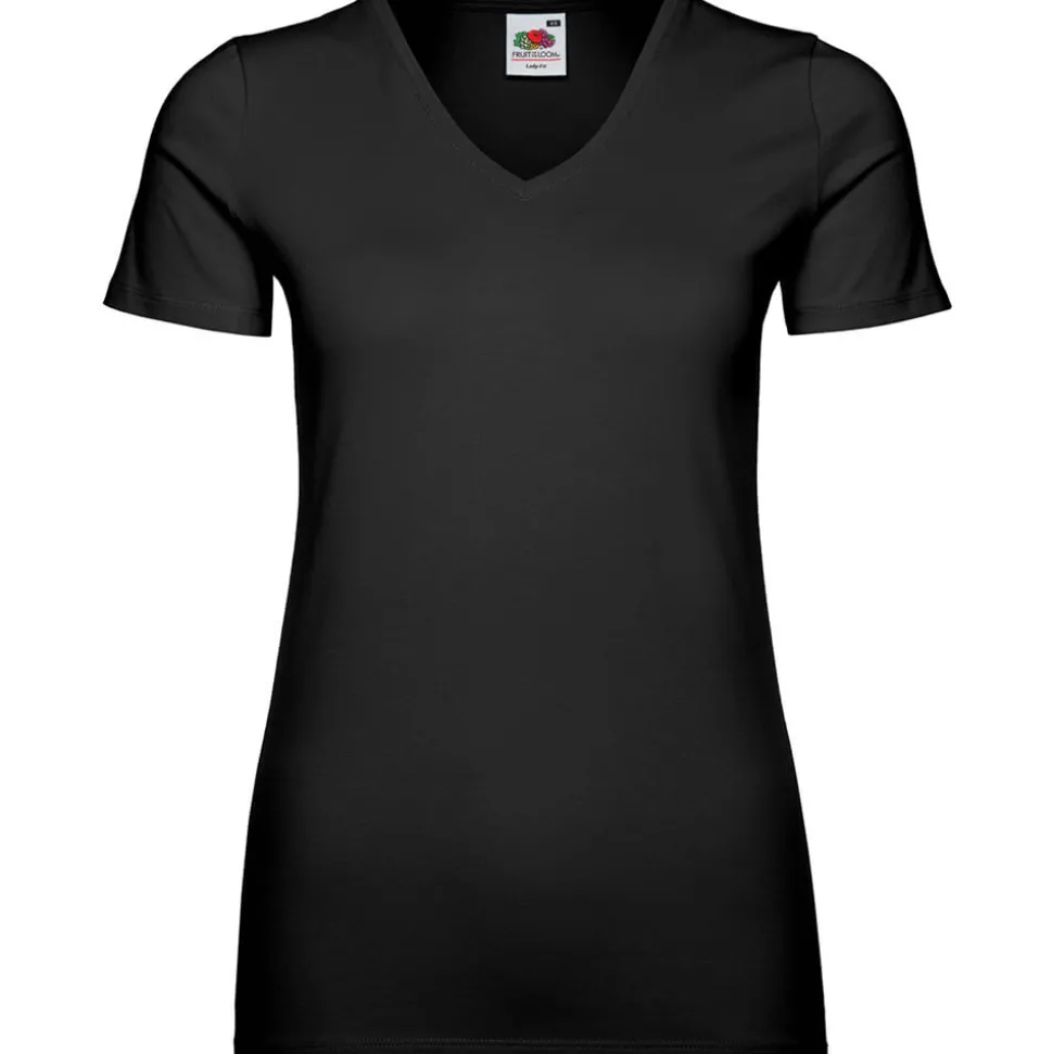Frauen V-Ausschnitt T-Shirt Valueweight