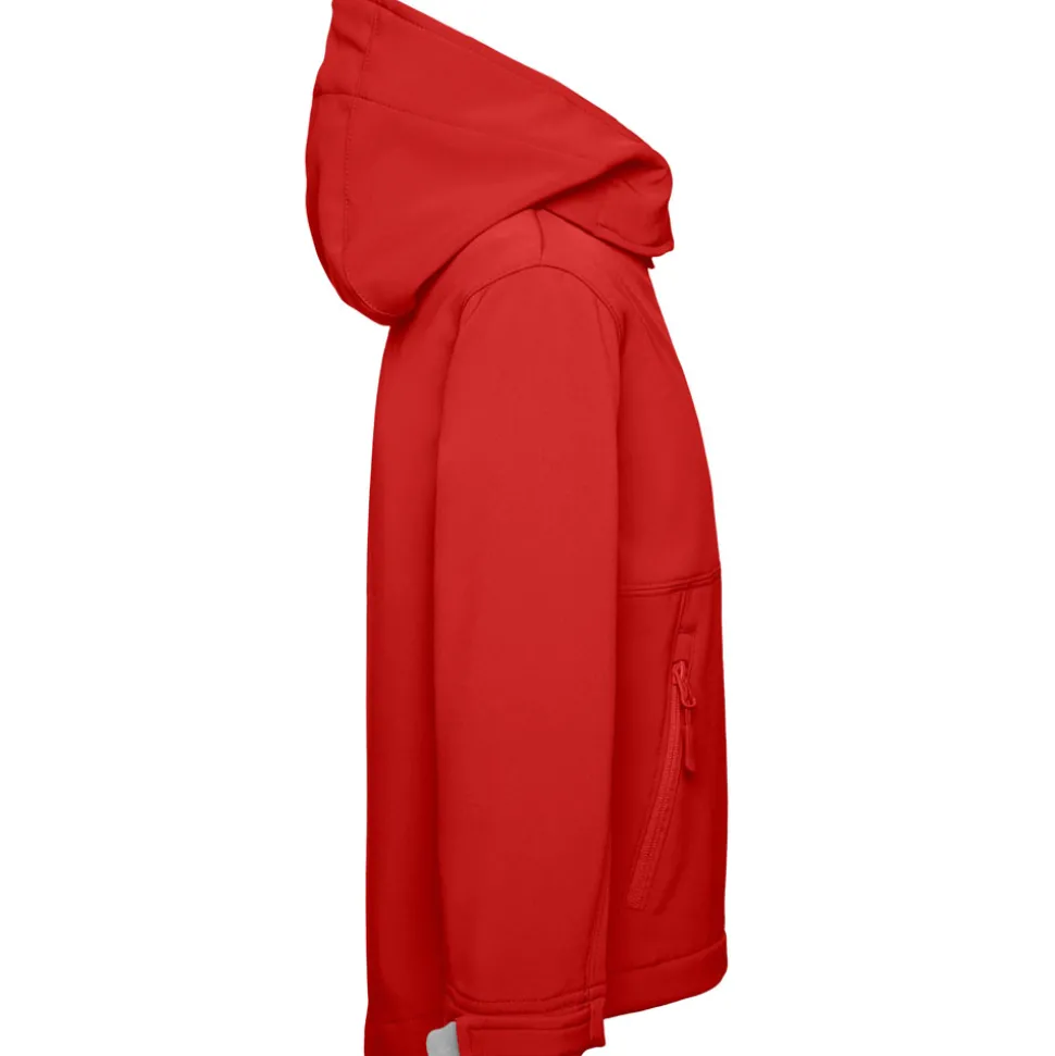Kinder Kapuzen-Softshell Jacke