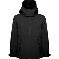Kinder Kapuzen-Softshell Jacke