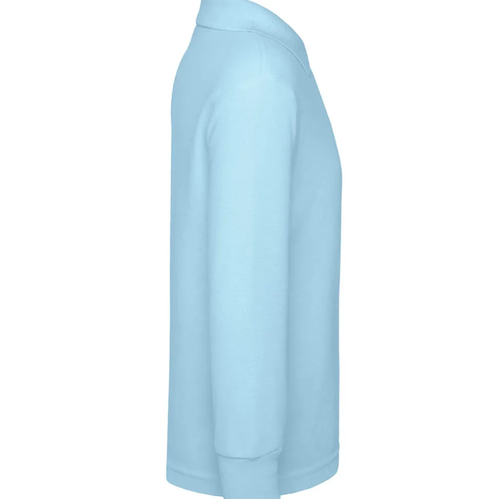 Kinder 65/35 Langarm Poloshirt